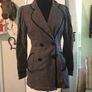 Polka Dot Pea Coat
